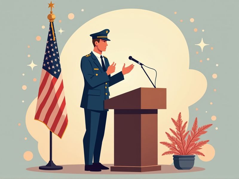 Dedication Speech Sample for Military Service Member